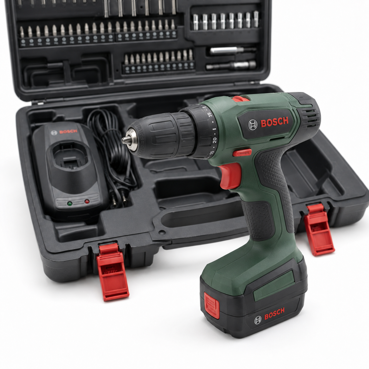 Bosch 84 Parça Çift Akülü Darbeli Matkap Seti